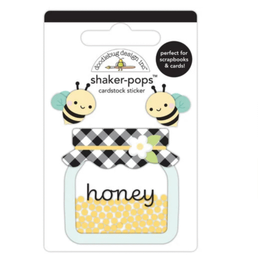 Sticker - Shaker Pop - Honey Bees - Bee Happy